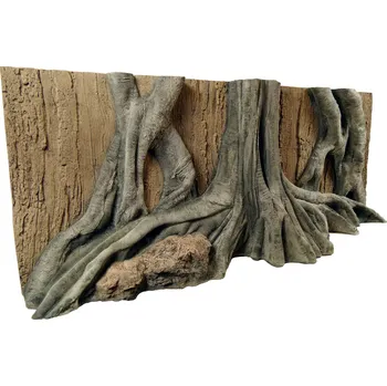 Dekorace do akvária Laona pozadí s kořeny 3D do akvária od ARSTONE 160 x 60 cm