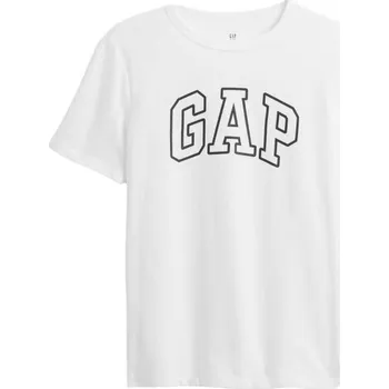 Chlapecké tričko Chlapecké tričko GAP V-FRCH SS LOGO TEE - NO FILL XS Bílá, Černá