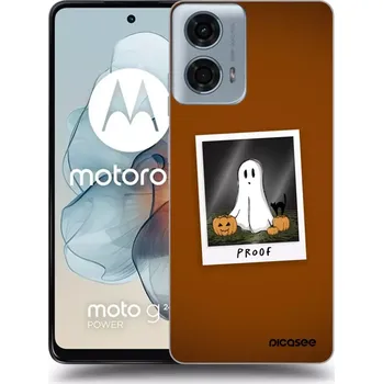 Pouzdro na mobilní telefon Picasee silikonový černý obal pro Motorola Moto G24 - Proof 2