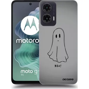 Pouzdro na mobilní telefon Picasee silikonový černý obal pro Motorola Moto G35 5G - Ghost