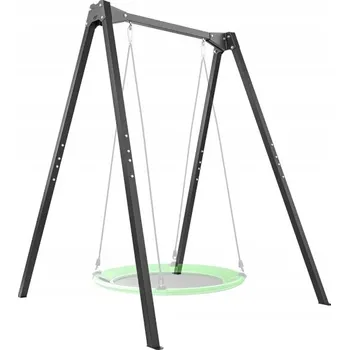 Zahradní houpačka Zahradní houpačka volně stojící Marbo kovová černá šedá moderní