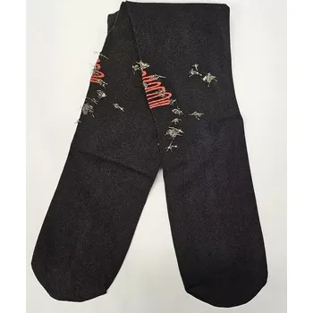 Dámské punčochy Dívčí punčochy Christmas Tree 40 DEN - 104-110 / černá