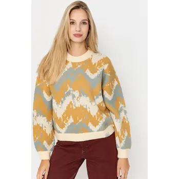 Dámský svetr Iriedaily Boxy Fluff (khaki grey) S, barevná