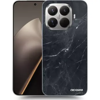 Pouzdro na mobilní telefon Picasee silikonový černý obal pro Xiaomi 15T Pro - Black marble