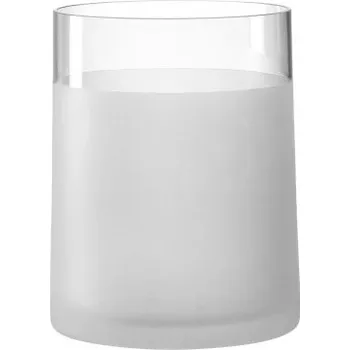 Váza Skleněná váza ze satinovaného skla