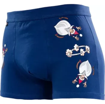Boxerky Pánské vánoční boxerky 182 - 2XL / modrá