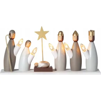 Svícen Dřevěný svícen Star Trading 17 cm