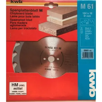 Pilový kotouč Pilový kotouč KWB 5861-55 184x20/16mm