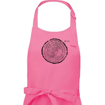 Kuchyňská zástěra Letokruhy - 90 - Pánská zástěra na vaření - Univerzální velikost ( Růžová )