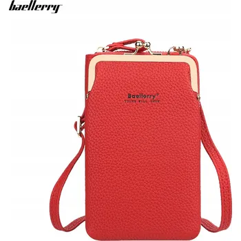 Kabelka Dámská kabelka Mini Psaníčko přes rameno Peněženka Prostorná Červená Baellerry