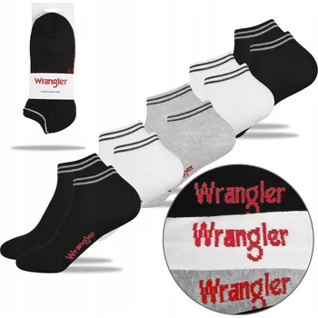 Pánské ponožky Wrangler Ponožky 25052 černé, velikost 43-46