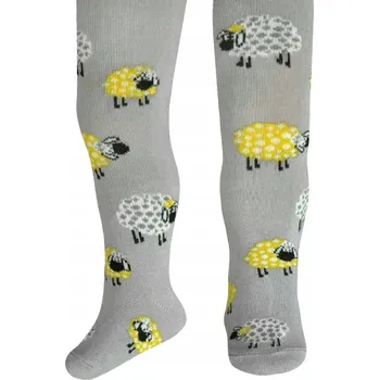 Milusie dětské punčocháče , šedá bavlna velikost 116