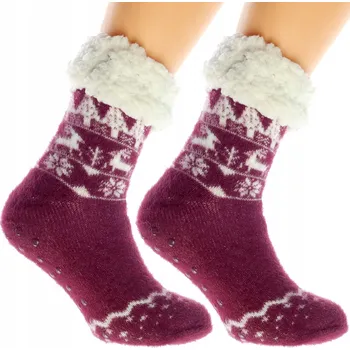 Dámské ponožky Ponožky Dámské ZIMNÍ s KOŽÍŠKEM Vzor SOB 36-41