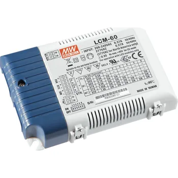 Příslušenství pro svítidlo FANEUROPE Driver MW LCM60 CC DIM 60W 500/600/700/900/1050/1400mA - FANEUROPE FAN I-DRIVER-DIMM-LCM60