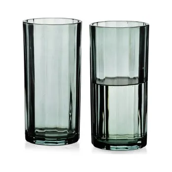 Sklenice ELISE STRIPES Komplet 4 szklanek 360ml 7x7x15 cm