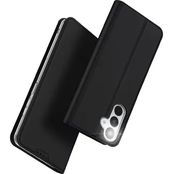 Pouzdro na mobilní telefon Flipové pouzdro Dux Ducis Skin Pro Samsung Galaxy A17 5G – černé (Elegantní flipové pouzdro Dux Ducis Skin Pro pro Samsung Galaxy A17 5G – eko kůže, stojánek a kapsa na kartu)