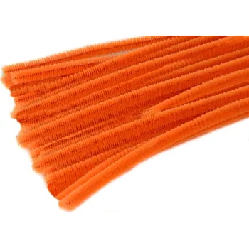 Hobby drát Chlupatý drátek Ø3 mm - délka cca 30 cm - tmavě oranžový