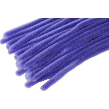 Hobby drát Chlupatý drátek Ø3 mm - délka cca 30 cm - fialový