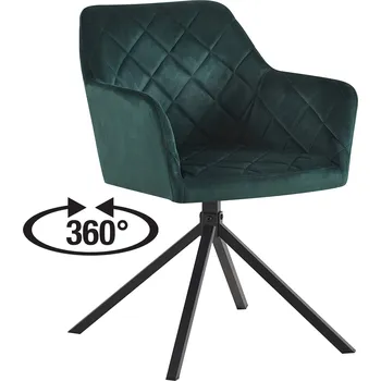 Jídelní židle Jídelní židle SINES zelený samet