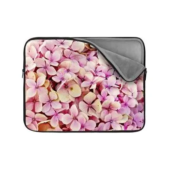 pouzdro na notebook Obal na notebook Růžové květy: 15,6"