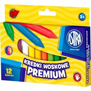 Pastelka VOSKOVÉ Pastelky PREMIUM 12 barev SET Astra