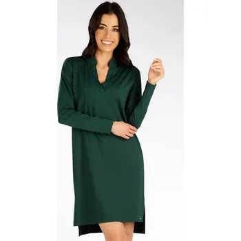 Dámské šaty Dámské šaty LITEX s dlouhý rukávem zelené Barva: 631, Velikost: S