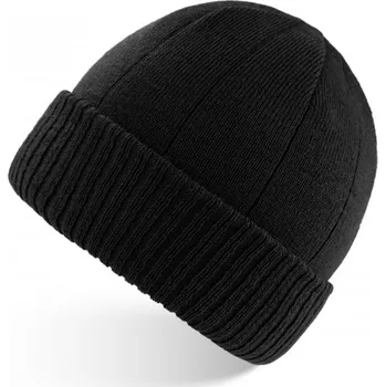 Čepice Paolo Peruzzi Zimní čepice beanie černá, univerzální velikost