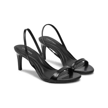 Oblečení a móda Sandály Calvin Klein Heel D'Orsay Sandal 70 - Brush L HW0HW02265 Černá 39
