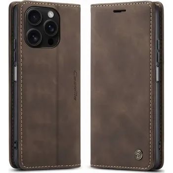 Pouzdro na mobilní telefon Flipový Pouzdro MBM pro Apple iPhone 16 Pro Max hnědý