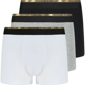 Boxerky SPODNÍ PRÁDLO BOXERKY CRISTIANO RONALDO CR7 ORIGINÁLNÍ ANNIVERSARY 3PAK XL