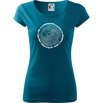 Dámské oblečení Letokruhy 85 bez věku - Dámské triko Pure - 3XL ( Petrolejová )