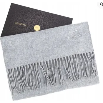 Šála Dolce Caldo světle šedá kašmírová šála