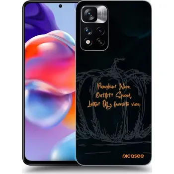 Pouzdro na mobilní telefon Picasee silikonový průhledný obal pro Xiaomi Redmi Note 11 Pro+ 5G - Pumpkin
