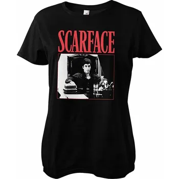 Dámské tričko Scarface tričko, Tony Montana - The Power Girly Black, dámské M