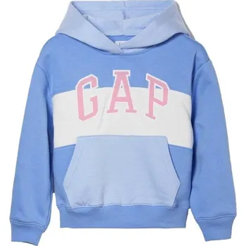 Dámská mikina Dívčí mikina GAP V-FA LOGO HERITAGE PO XXL Modrá, Světle modrá, Růžová