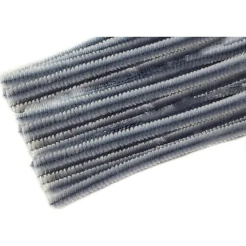 Chlupatý drátek Ø3 mm - délka cca 30 cm - šedý