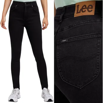 Dámské džíny Lee ULC SKINNY Black VYSOKÉ ČERNÉ DÁMSKÉ DŽÍNY ÚZKÉ NOHAVICE W31 L31