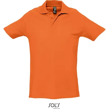 Pánské tričko SOL's Collection Polokošile Spring II, piqué, krátký rukáv, pánské COT25136223504-orange XL Oranžová