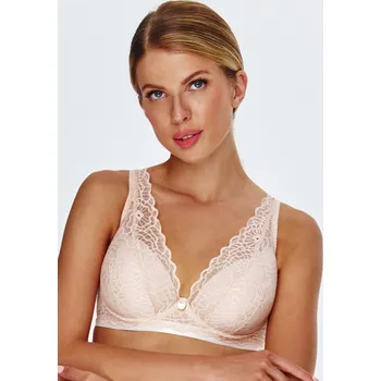 Podprsenka Gelová push-up podprsenka Lupoline Béžová, Béžová 65E i170_2553 65E