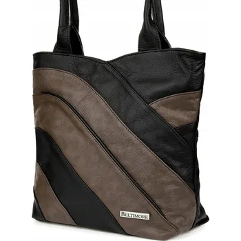 Kabelka Beltimore kabelka z pravé kůže černá