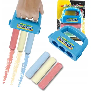 Křída chodníková školní křída s rukojetí, silná