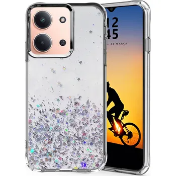 Pouzdro na mobilní telefon POUZDRO ZADNÍ ZADNÍ KRYT S TŘPYTKAMI PRO REDMI 15C 4G