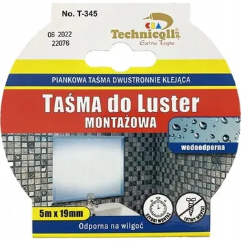 Lepicí páska Oboustranná lepicí páska Technicqll 19 mm x 5 m