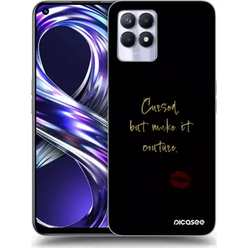 Pouzdro na mobilní telefon Picasee silikonový průhledný obal pro Realme 8i - Cursed
