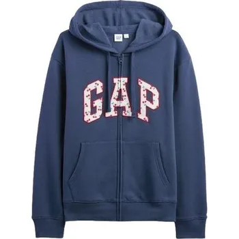 Dámská mikina Dámská mikina GAP V-GAP HERITAGE FZ HD XS Tmavě modrá, Bílá, Červená