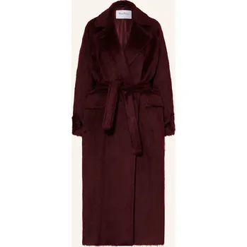 Max Mara Dámský Kabát Z Alpaky Albata, tmavě červená, 40