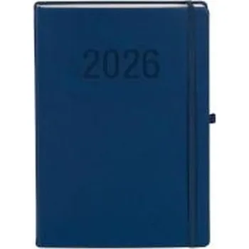Diář Kalendarz 2026 A4 Memofix DNS granatowy