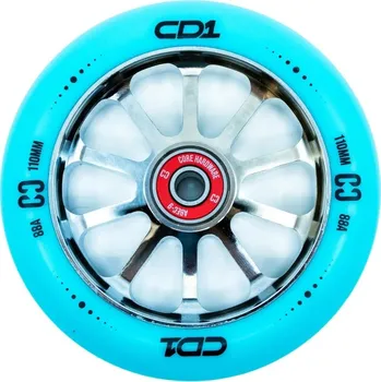 Kolečko ke koloběžce Kolečko CORE CD1 110mm | 88A | ABEC-9 | BLUE-CHROME