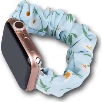 Řemínek na hodinky Hurtel Látkový řemínek na Apple Watch 38/40/41 mm, elastický řemínek - modrý