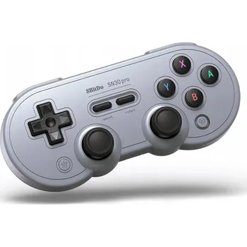 Herní příslušenství Gamepad 8Bitdo SN30 Pro šedý bezdrátový, 14 tlačítek s vibracemi